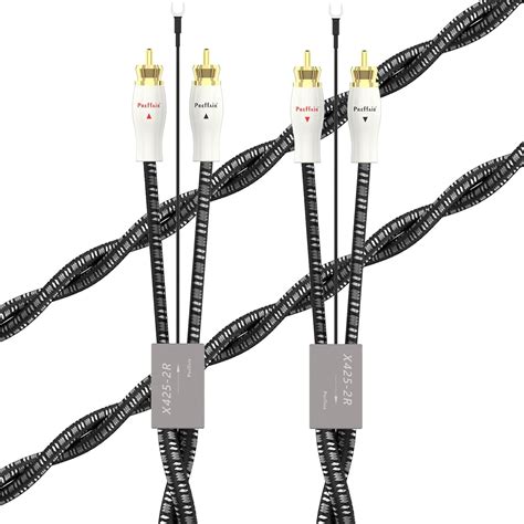 Preffair Turntable Cable Gold Plated Dual RCA to India | Ubuy