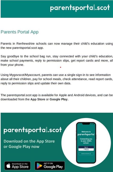 Parents' Portal | Dargavel Primary School