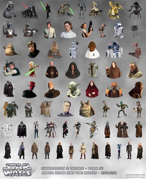 Star Wars Characters Images And Names - Star Wars Clone Wars Character ...