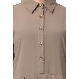 NAZNEEN shirt collar executive Abaya