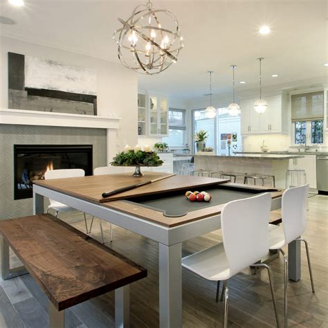 Customize Your Home with a Convertible Dining Room Table/Pool Table ...