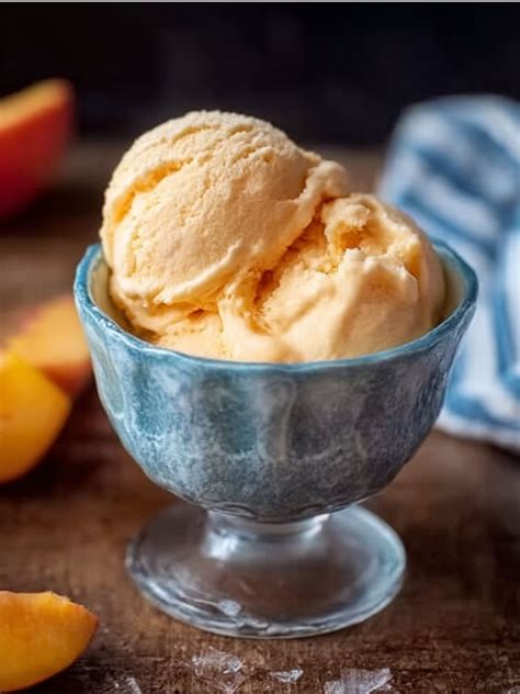 Peach Ice Cream Recipe