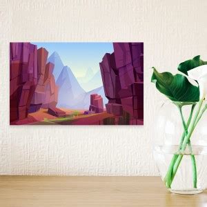 Landscape Fantastic Vector Scenery Wall Poster(18*12inch) For Home Wall ...