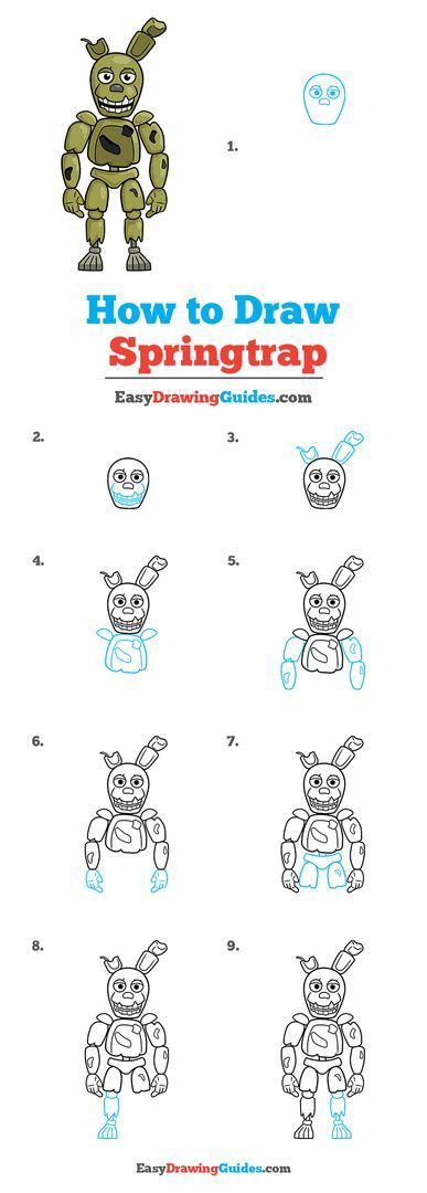 Image result for How to Draw Springtrap
