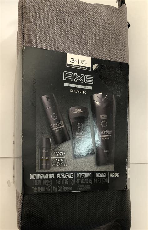 Axe Toiletry Bag Black Gift Set for Him: Body Wash Antiperspirant ...
