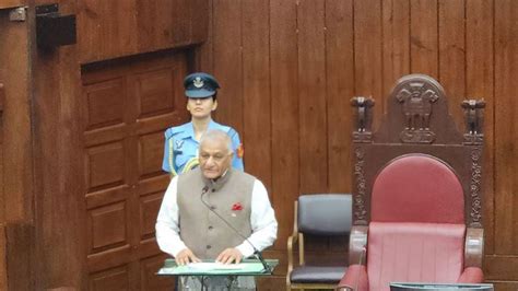 Mizoram Governor outlines state's development roadmap in budget session ...