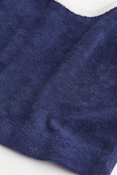 Terry sleeveless top - Dark blue - Ladies | H&M IN