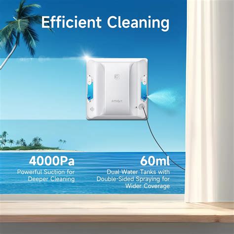 FMART W7 Window Robotic Vacuums – Dual Nozzles India | Ubuy