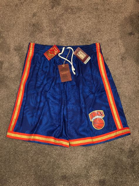 Mitchell & Ness New York Knicks Shorts Year of the Tiger Mens Size XL ...
