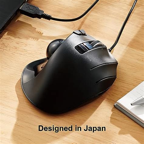 Buy ELECOM EX-G Wired Trackball Mouse, Ergonomic, Thumb Control, Smooth ...