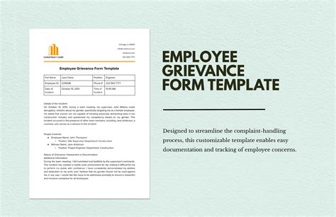 Employee Grievance Form Template Word at Evie Wynyard blog