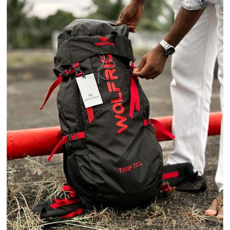 Original WOLFRIC Trekking Bag, 75 Liter Capacity, High End Quality ...