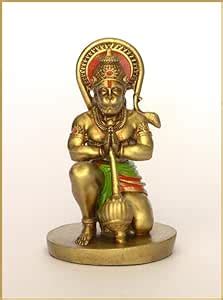Copperhoard Divine Guardian: Resin Small Hanuman Statue, Idol, Murti ...