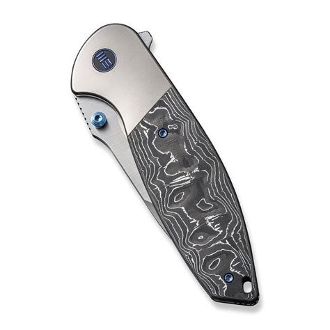 WEKNIFE Nitro OG Flipper & Thumb Stud Knife Titanium & Carbon Fiber Ha ...