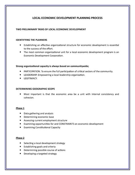 Local Economic Development Process 的图像结果