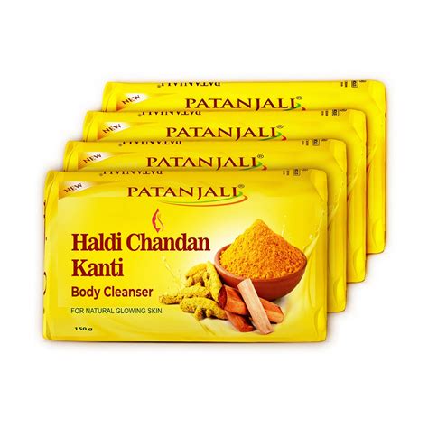 Patanjali Haldi Chandan Kanti Body Cleanser 150 G x 4 N in QuickCart ...