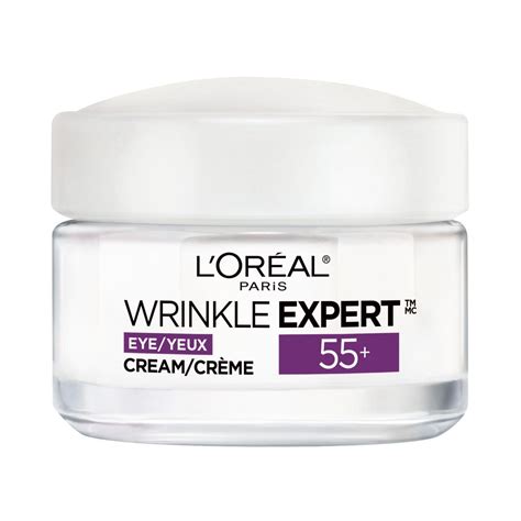 L'Oréal Paris Wrinkle Expert 55+ Anti-Aging Eye Cream, with Calcium, 15 ...