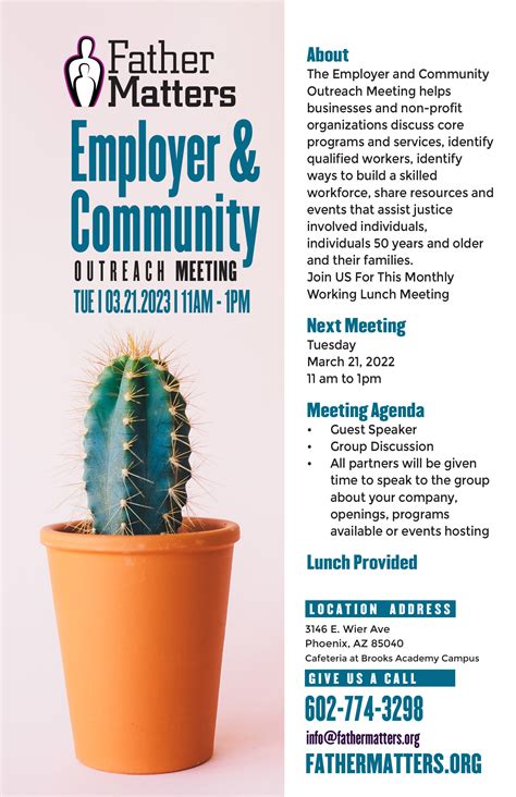 Employer & Community Outreach Meeting - Father Matters