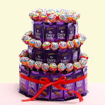 Online Exclusive 3-tier chocopop cake Delivery | GoGift