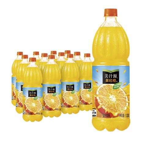 美汁源果粒橙橙汁饮料 1.8l*6瓶酒席宴会会议V0.02m³G11.78kg-阿里巴巴