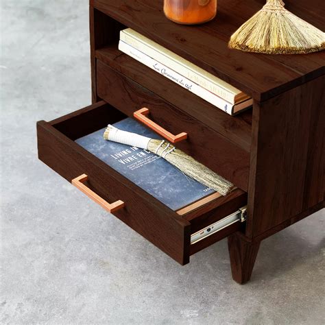 Woodworm Furniture | Acacia Bedside Table | Premium Hand Crafted