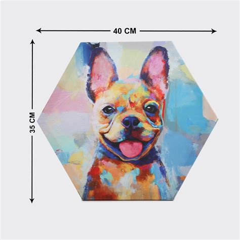 Buy Corsica Brezza Set of 3 Canvas Dog Printed Picture Frames from ...