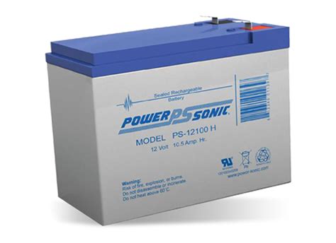 PS Rechargeable Sealed Lead Acid Batteries - Power-Sonic | Mouser