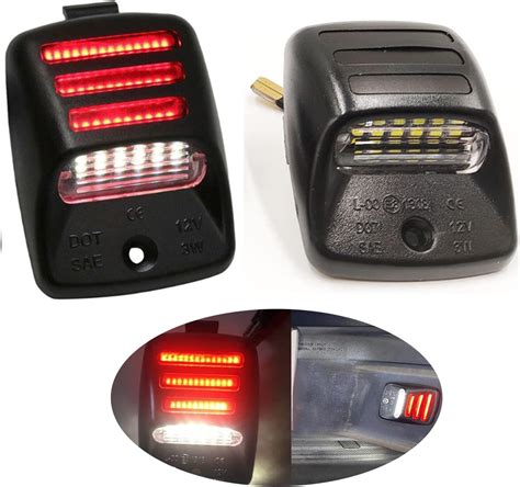 Amazon.com: znakeauto 2x LED License Plate Lights Assembly 2005-2015 ...