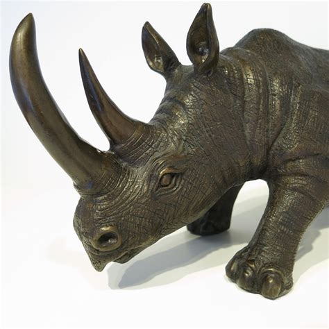 Decorative Rhinoceros Statue | auction.housingworks.org