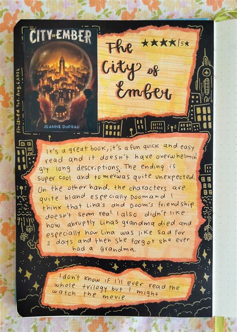 The City of Ember review - Book journal 📓 nel 2025