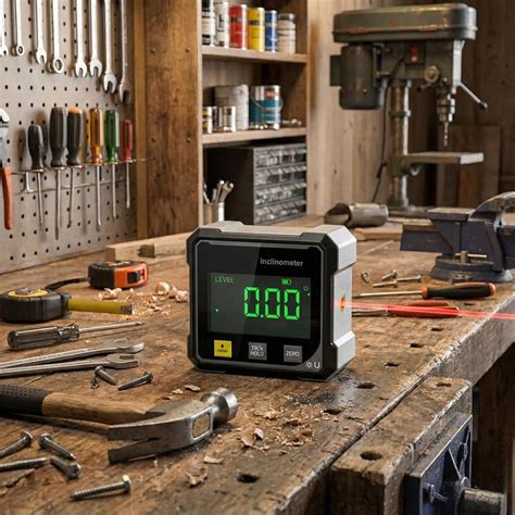 Buy Digital Laser Angle Gauge • Magnetic Aluminum Level Box ...
