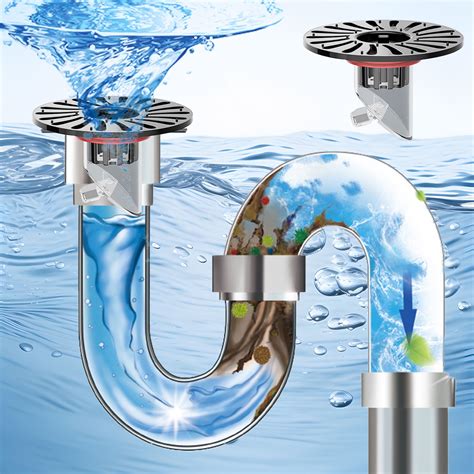 Floor Bathroom Sewer Deodorant Floor Toilet Universal Stainless Steel ...