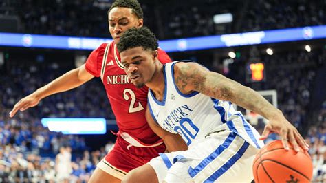 Kentucky vs Nicholls score, UK basketball game highlights