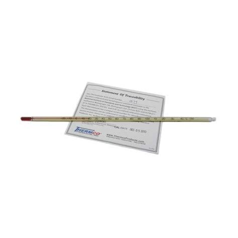 Thermco Liquid In Glass Thermometer, 0 to 300F LSS6123SFC | Zoro