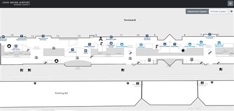 John Wayne Airport Terminal B Map (Most Up-To-Date) - All Maps