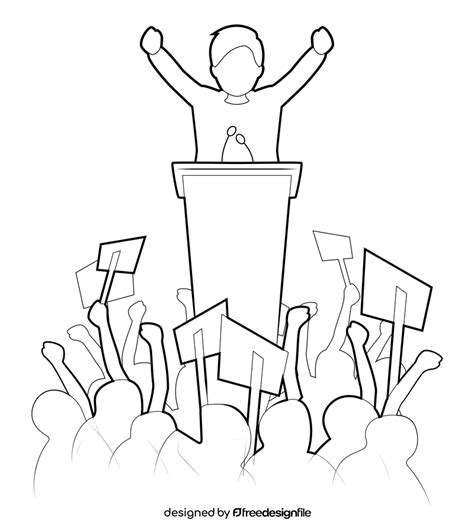 Image result for Work Out a Politics Problem Black and White Clip Art