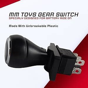 MM TOYS Forward & Backward Gear Type Shift Switch with Knob for ...