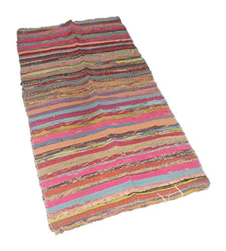 Buy 100% Natural ecofriendly Handmade Yoga Mat/Chindi Rug by Skilled ...