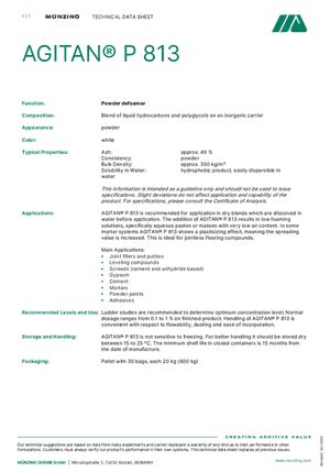 AGITAN® P 813 | Münzing Chemie