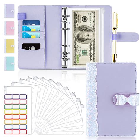 Onlyesh Money Organizer for Cash, Budget Binder with Zipper Envelopes ...