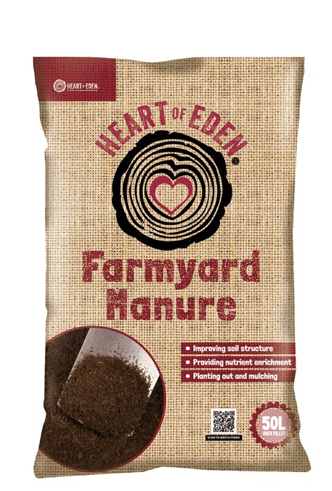 Heart Of Eden 50L Bags Enriched Farmyard Manure (50 bags)