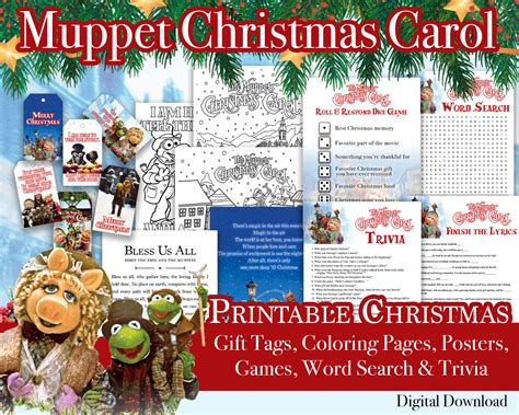 Muppets Christmas Carol Coloring Pages
