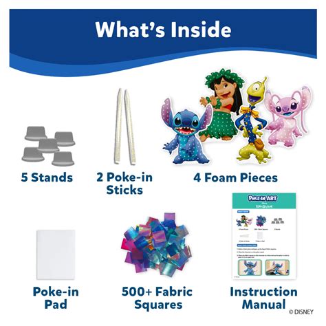 Poke-in Art: Lilo & Stitch | No Mess Art for Kids (ages 4-9)