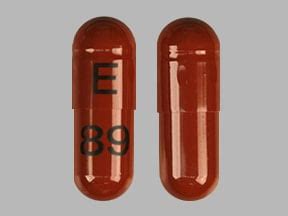 Pill Finder: E 89 Brown Capsule-shape - Medicine.com
