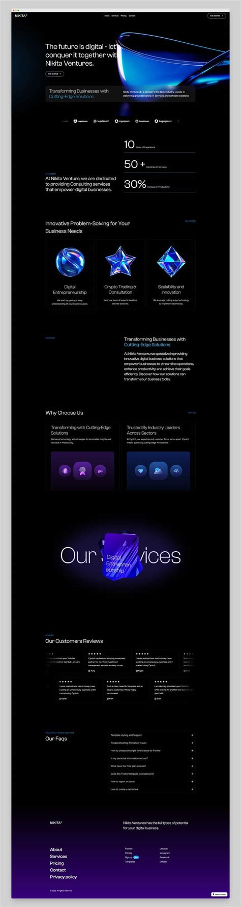 Entry #561 by techxp23 for Create a luxurious & modern, one page ...