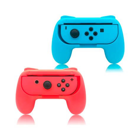 Kit Par Grip Capa Case Controle Adaptador Suporte Joy-Con Protetora ...