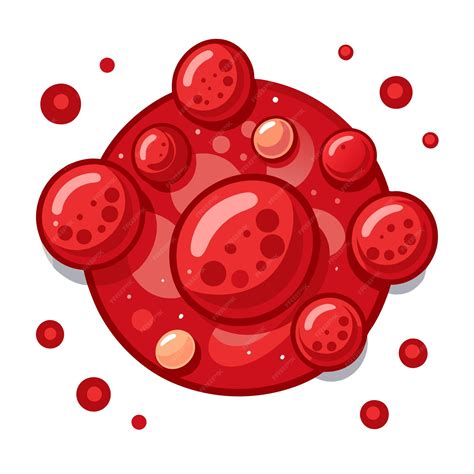Human blood cells clip art and Vector Design With a White Background ...