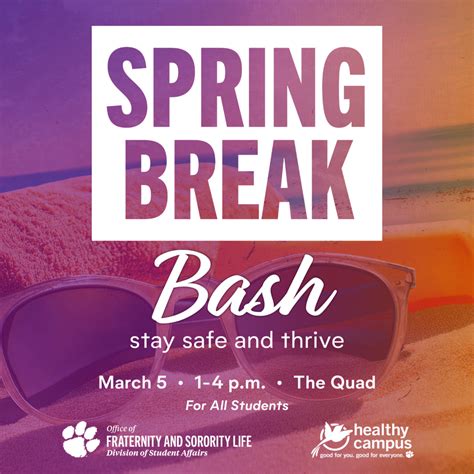 Spring Break safety event rescheduled for March 10 | Clemson News