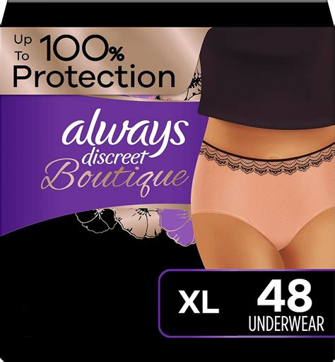 Amazon.com: Always Discreet Boutique Incontinence and Postpartum ...