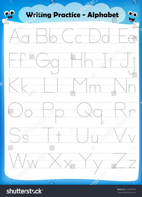 traceable alphabet worksheets a z activity shelter - traceable ...